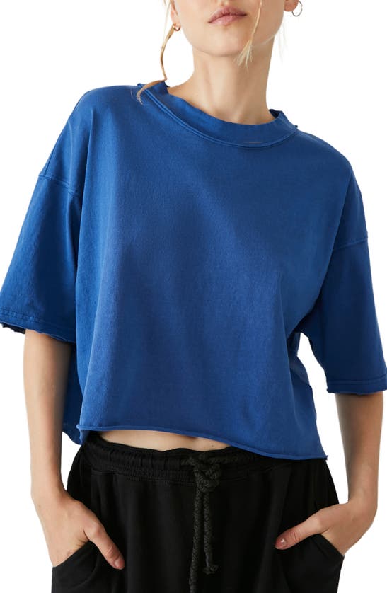 Fp Movement Inspire Cotton T-shirt In Blue Flame