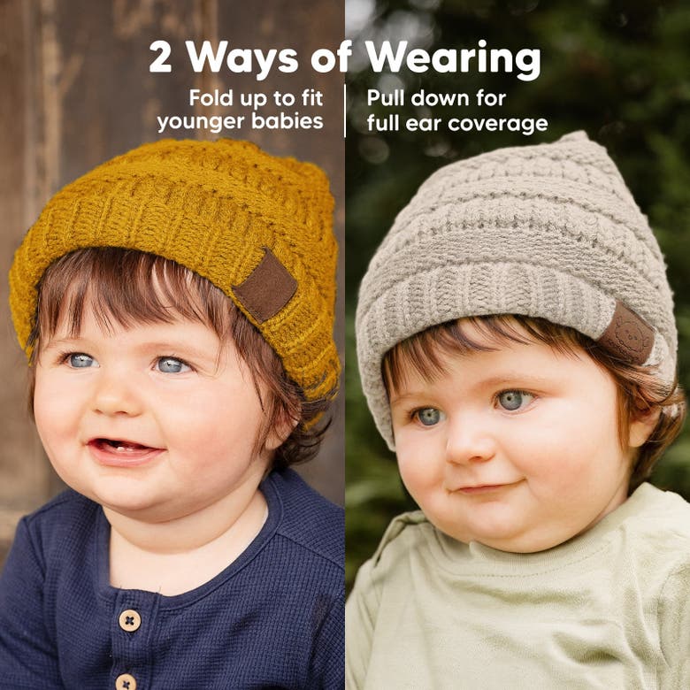 Keababies 3-pack Warmzy Baby Beanies In Sunshine