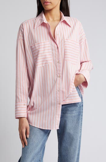 Topshop stripe top shirt dress