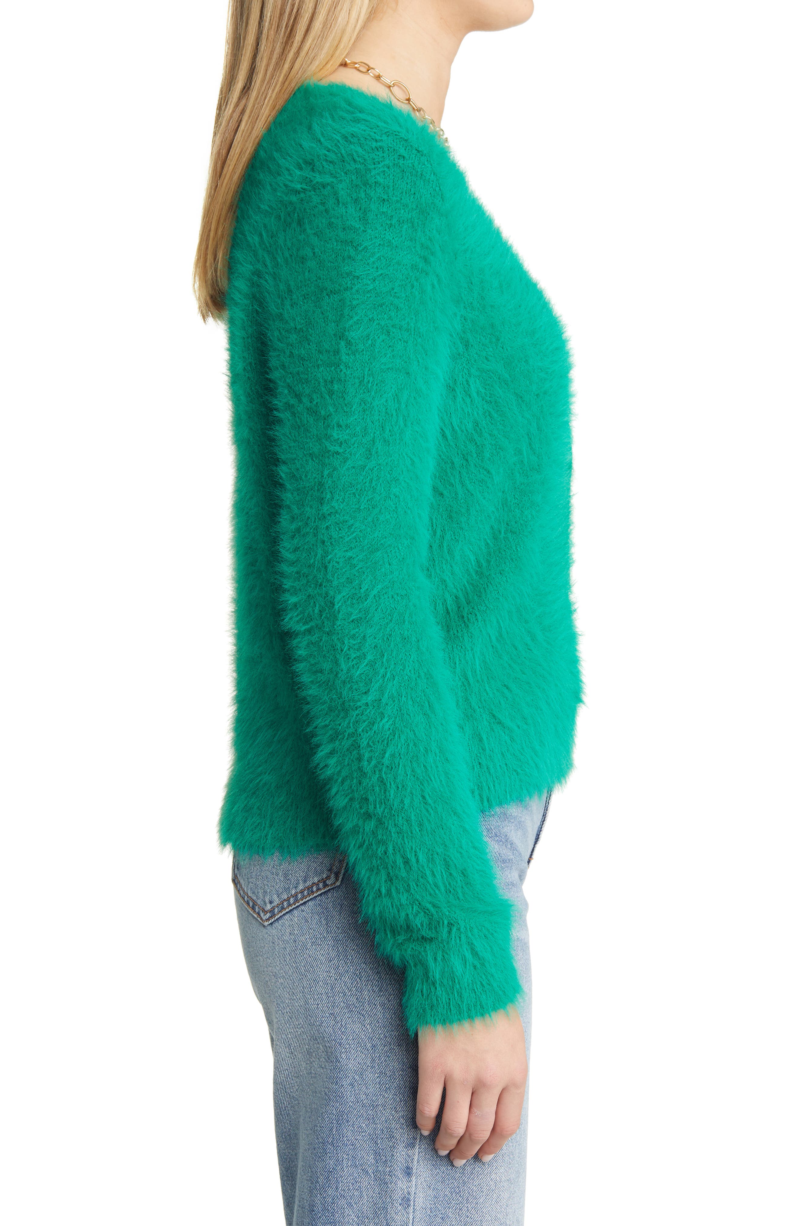 nordstrom fuzzy cardigan