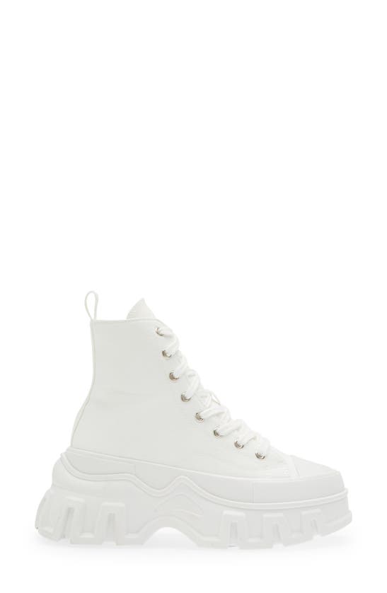 Shop Azalea Wang Chaney Platform Sneaker In White