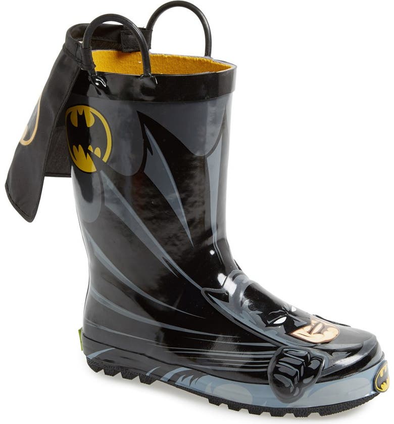Western Chief Batman Everlasting Waterproof Rain Boot (Walker, Toddler ...