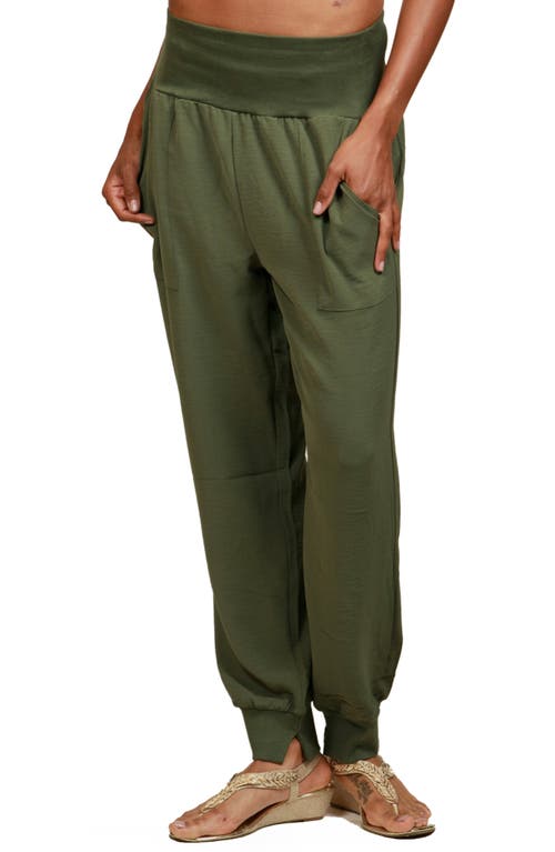 Casual Pocket Joggers in Olive