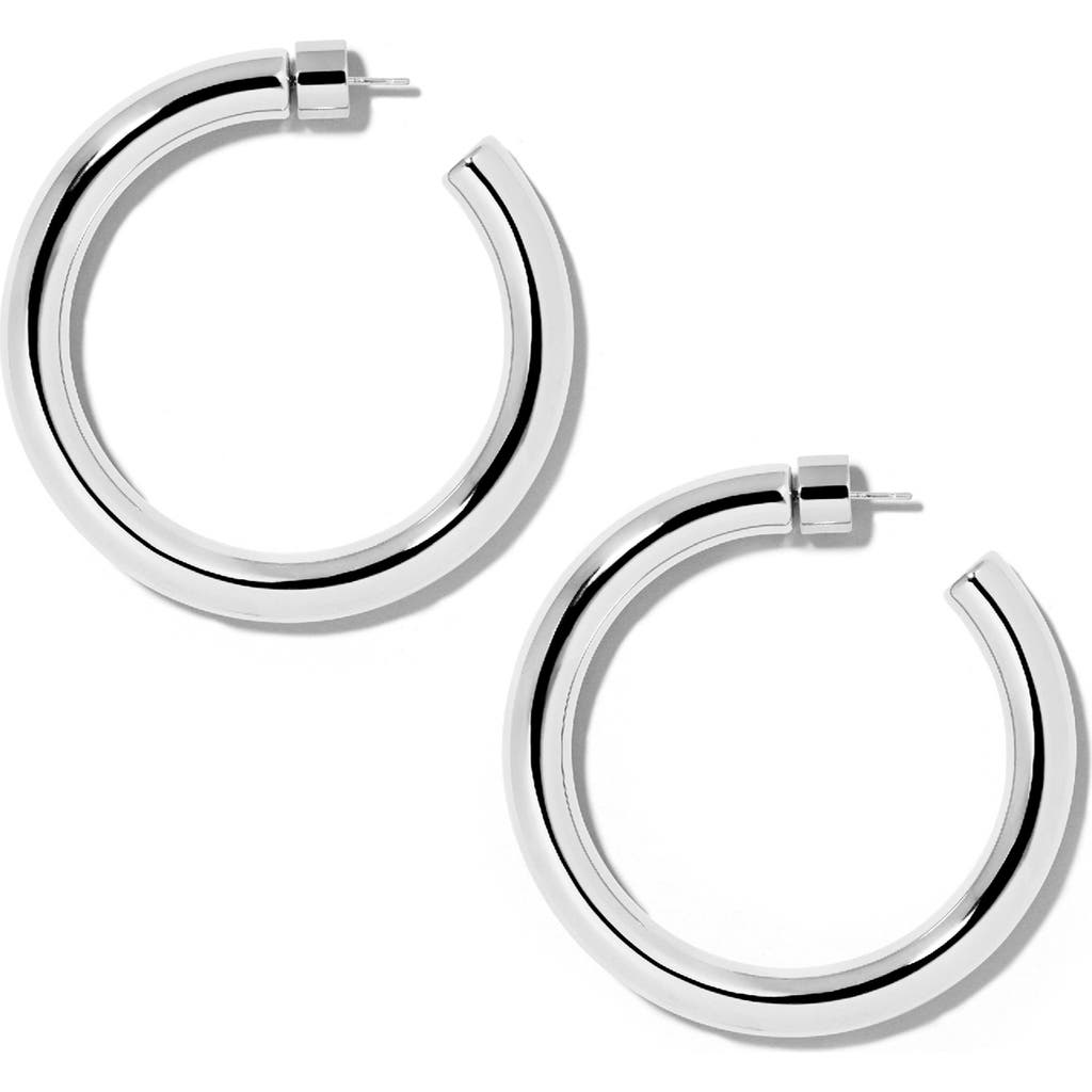 Jennifer Fisher Samira Baby Hoop Earrings In Silver