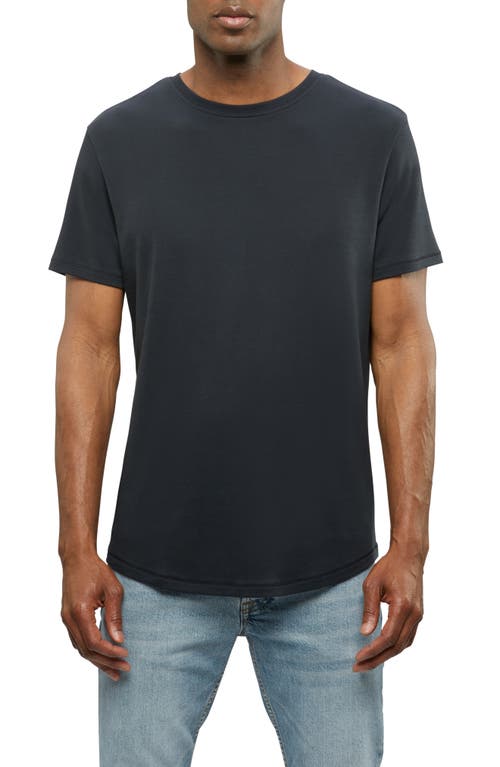 Pima Cotton Blend T-Shirt in Black