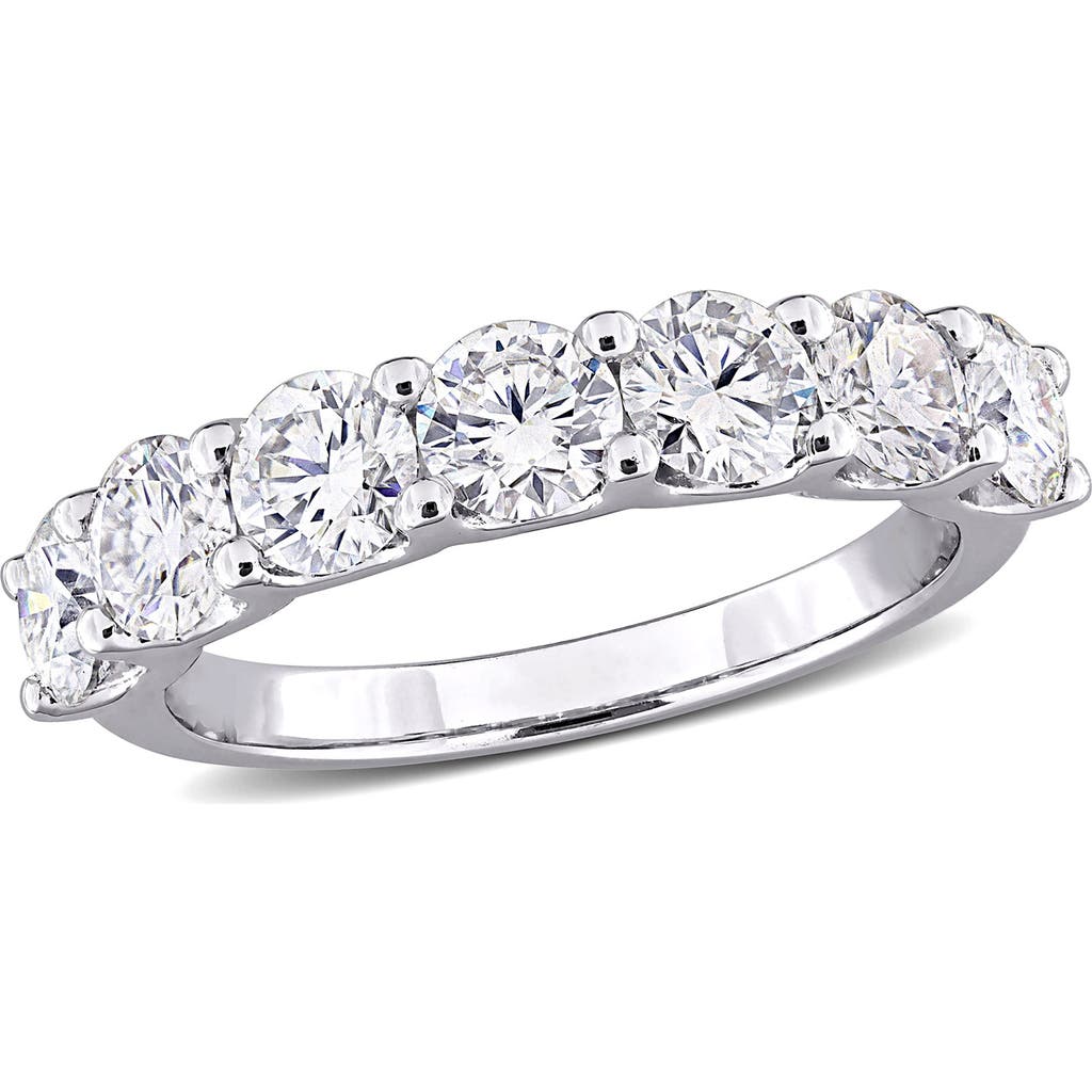 Delmar Lab-created Moissanite Band Ring In White