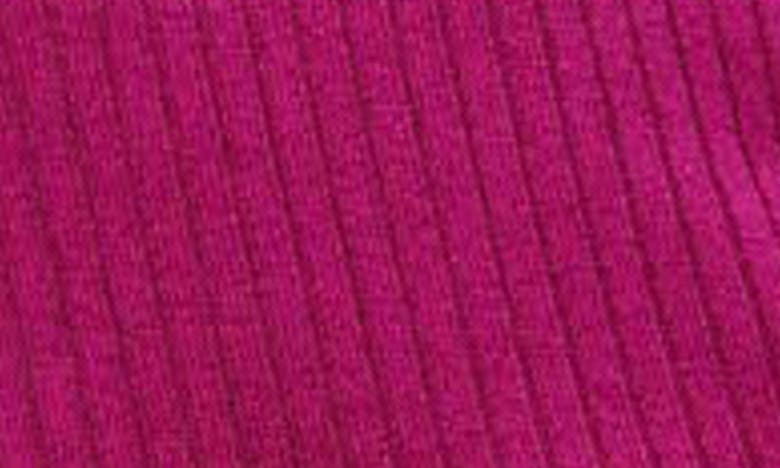 Maje Ribbed Tank Top In Fuchsia