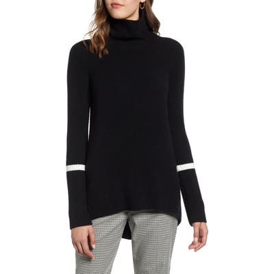Halogen High Low Oversize Wool Blend Sweater
