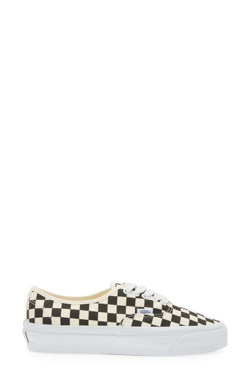 Vans Premium Authentic Reissue 44 Sneaker In Lx Checkerboard Black/white