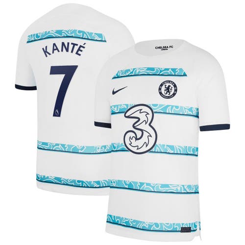 Men's Nike N'Golo Kanté White Chelsea 2022/23 Away Breathe Stadium Replica Player Jersey