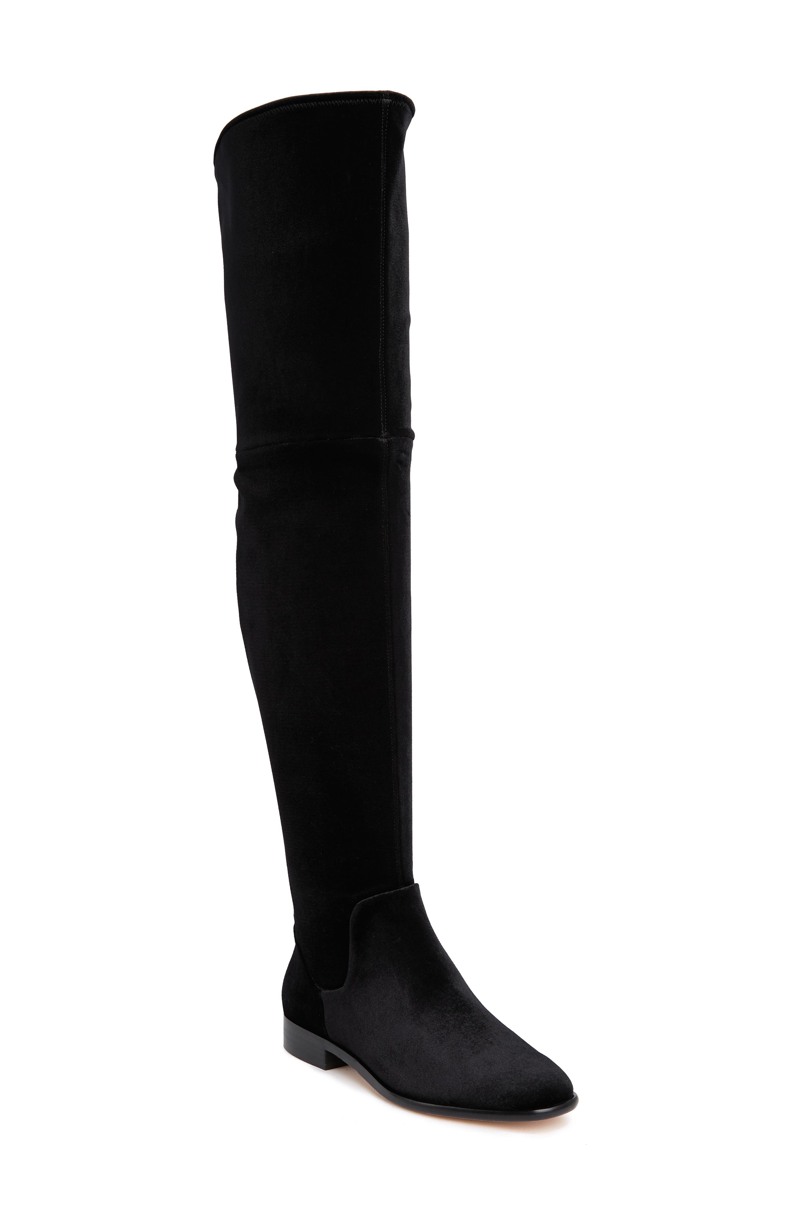 over knee flat boots