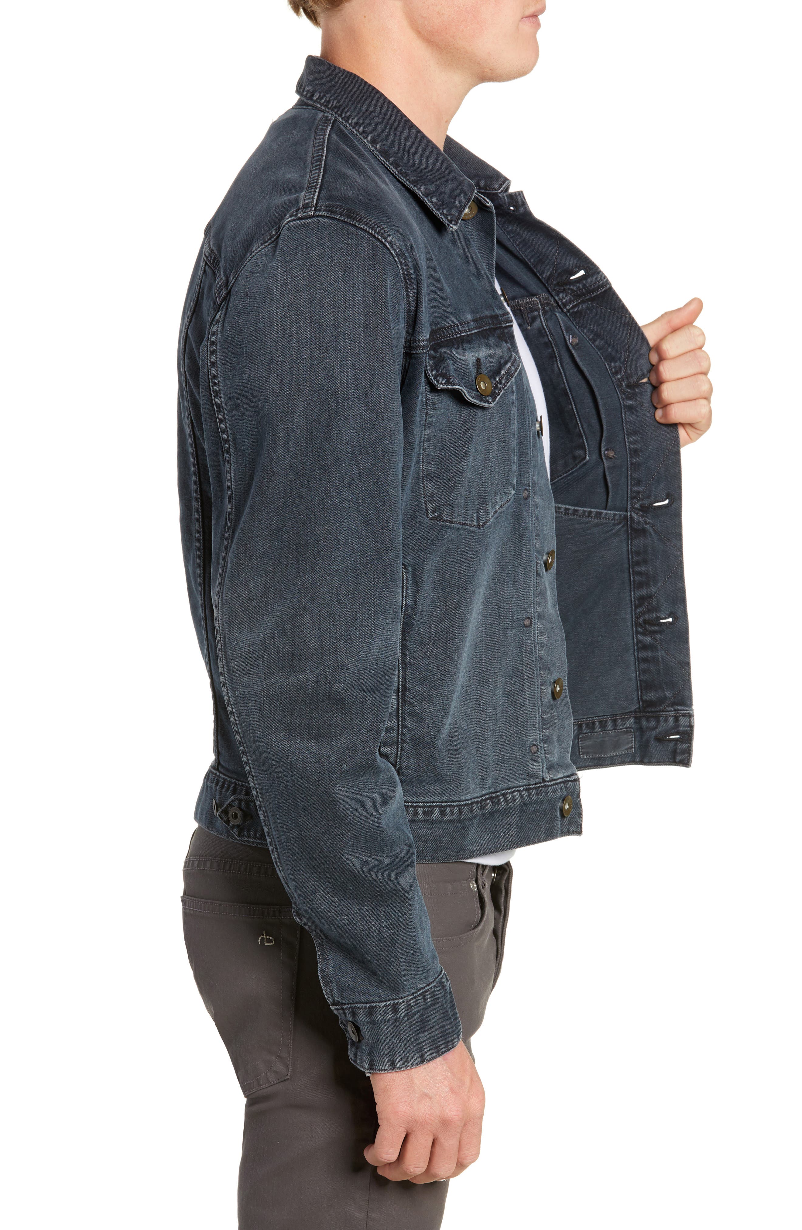 slim fit jean jacket