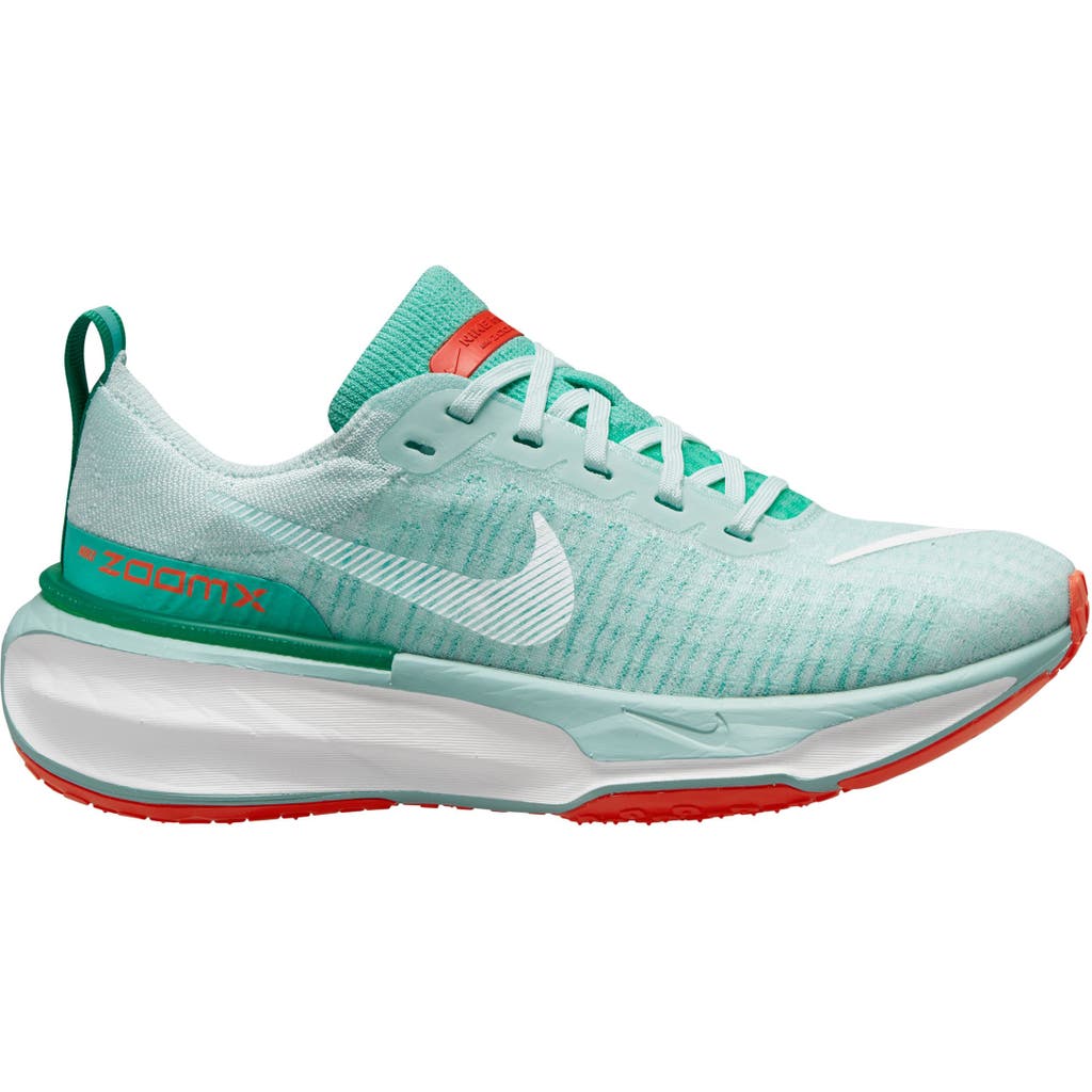Nike Zoomx Invincible Run 3 Running Shoe In Jade/white/red