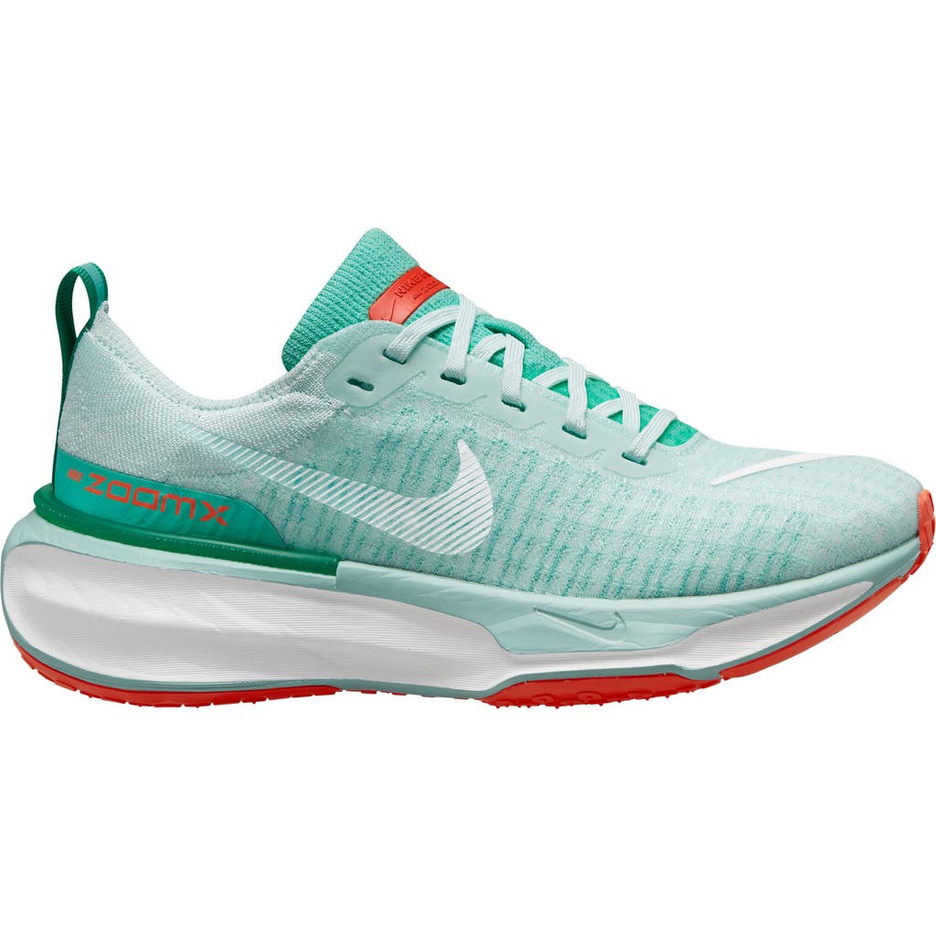 Nike Zoomx Invincible Run 3 Running Shoe In Jade/white/red