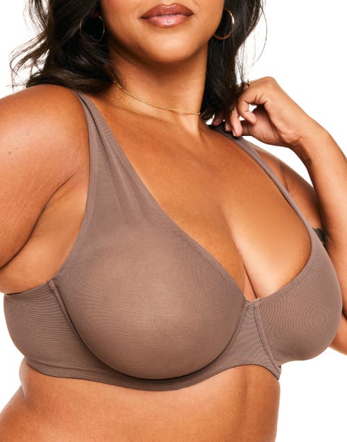 Adore Me Ivy Unlined Triangle Bra In Medium Beige