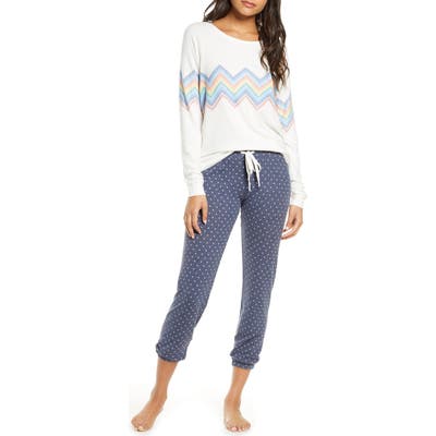 Pj Salvage Just Peachy Pajamas, Blue