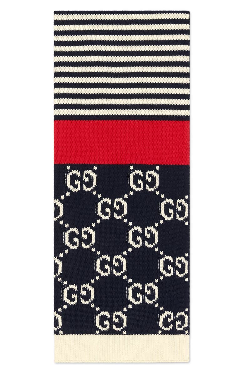 Gucci Stripe Cotton Scarf | Nordstrom