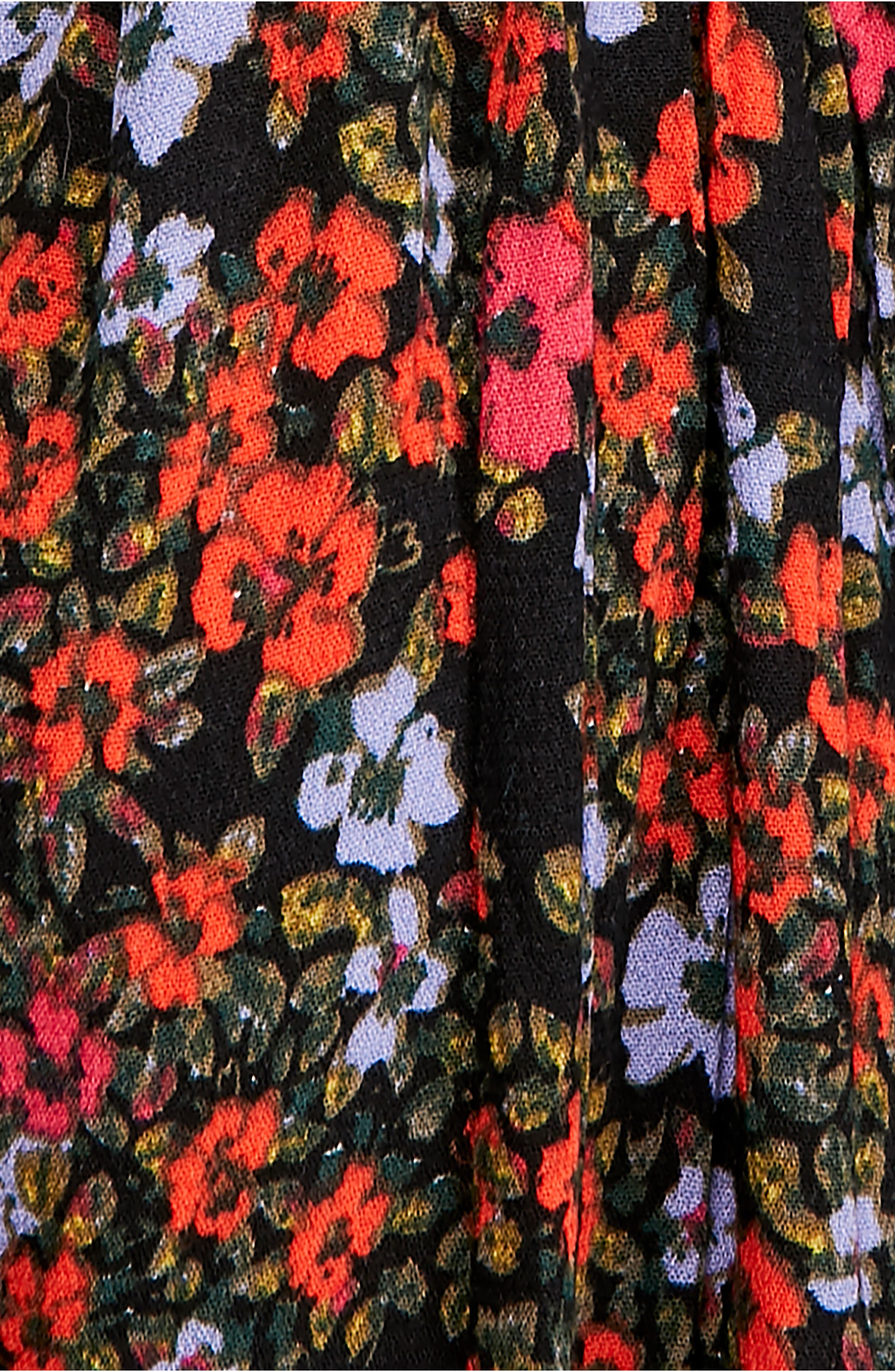 flowers in her hair smock detail tunic top