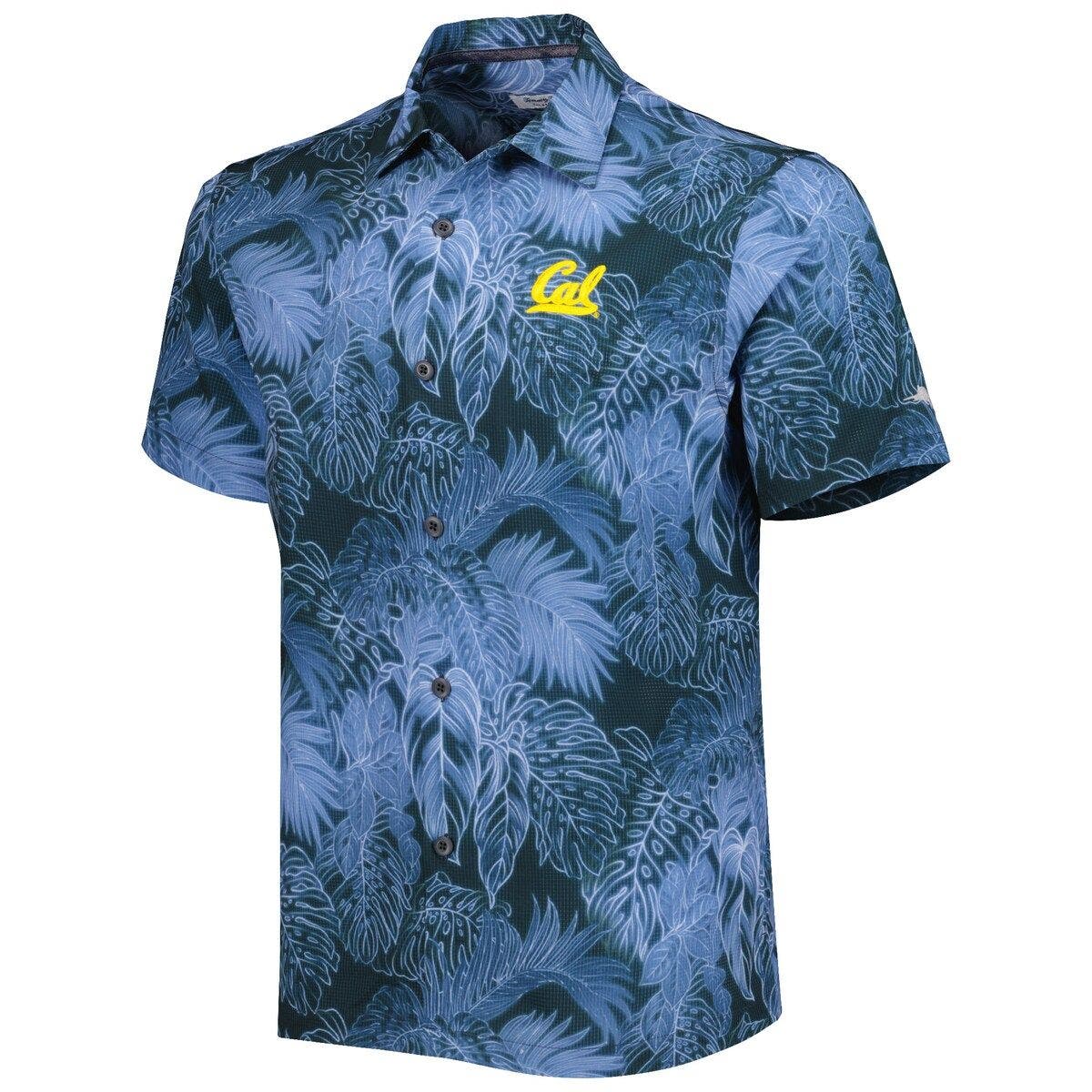 Tommy Bahama Bahama Coast Legendary Leaves Camp Shirt - Storm Gray