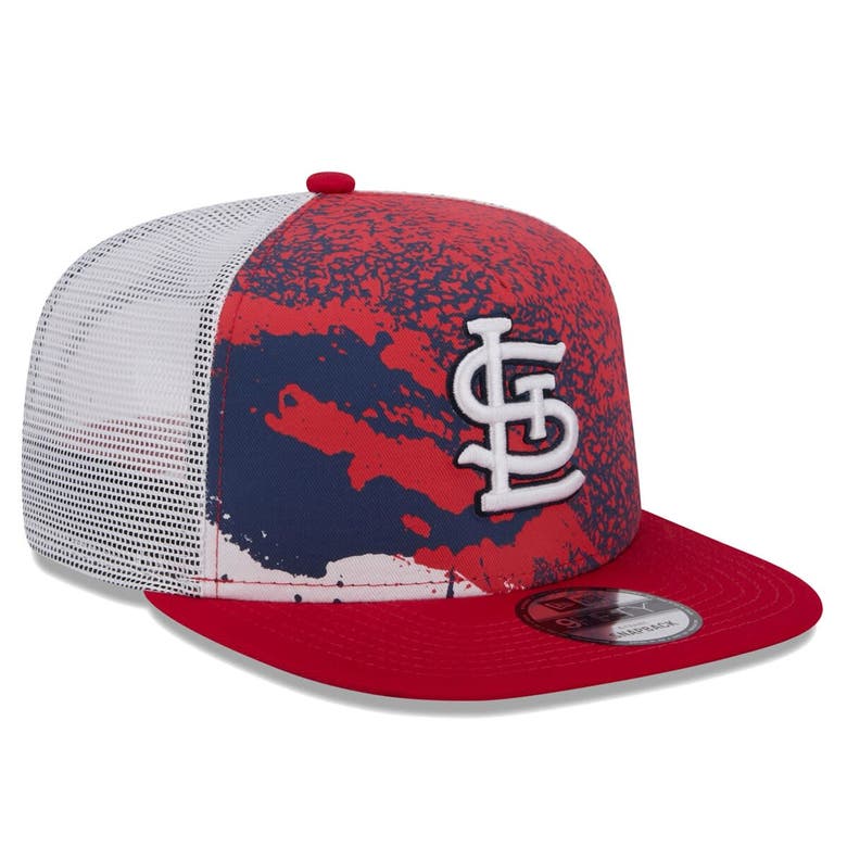 Shop New Era Red St. Louis Cardinals Court Sport 9fifty Snapback Hat