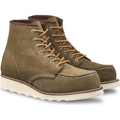 Red Wing 6-Inch Moc Boot, Green