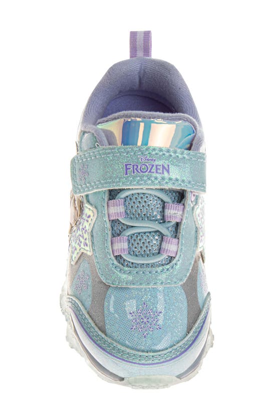 Shop Josmo Kids' Frozen Light Up Sneaker In Blue