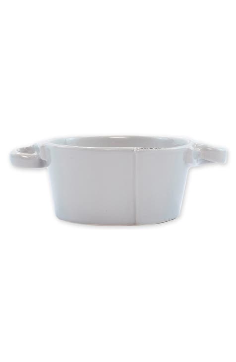 Lastra Small Handled Serving Bowl