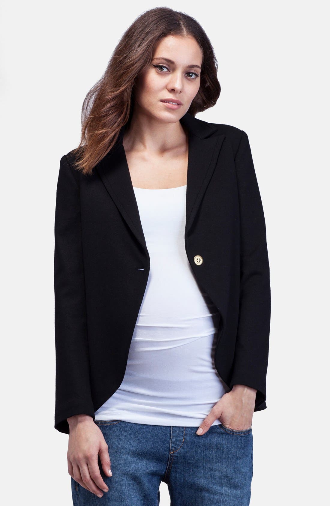 Isabella Oliver 'The Everyday' Ponte Jersey Single Button Maternity