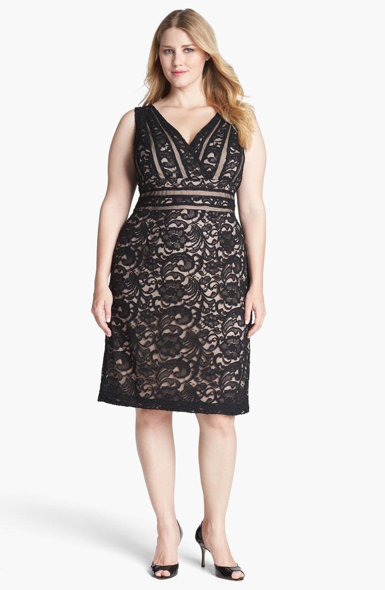 Xscape Lace Fit & Flare Dress (Plus Size) | Nordstrom