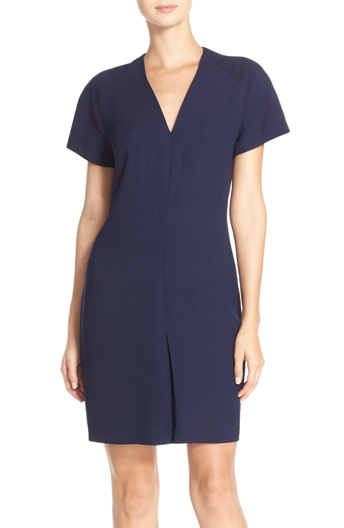 chelsea28 crepe shift dress