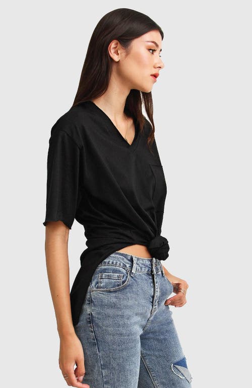 Shop Belle & Bloom Brave Soul Oversized T-shirt In Black