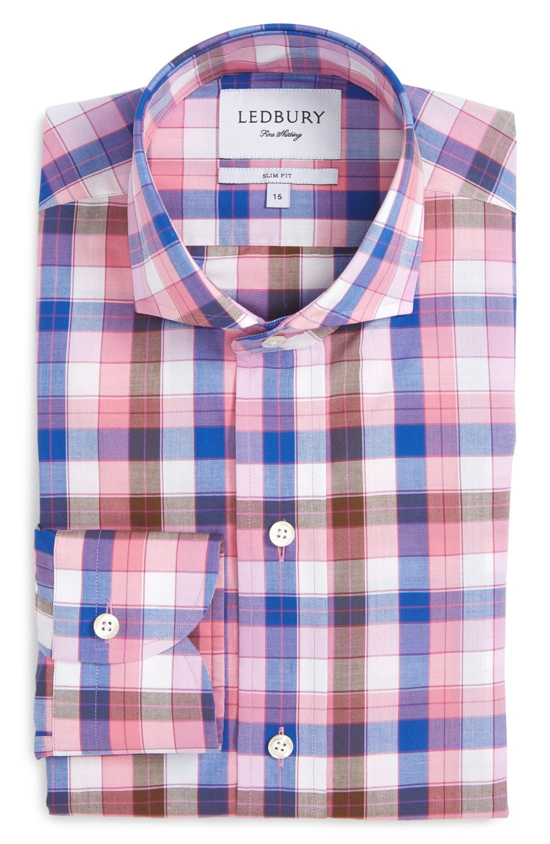 Ledbury 'Clarimont' Slim Fit Check Dress Shirt Nordstrom