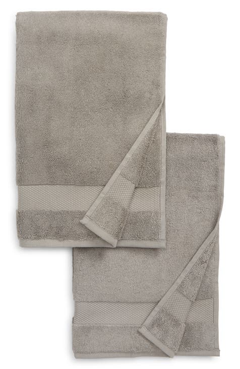 Plush Mist Grey Bath Sheet