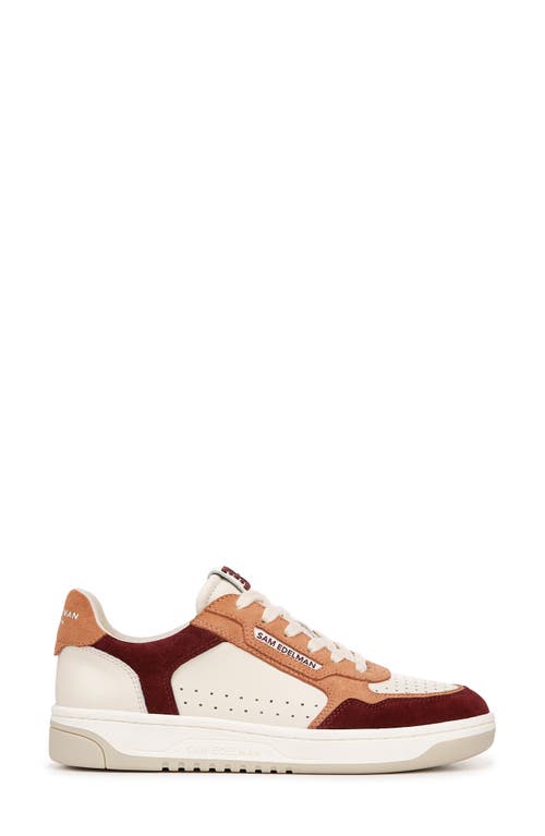 Shop Sam Edelman Harper Sneaker In Tuscan Clay/french Burgundy