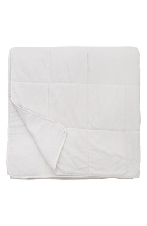 Pom Pom at Home Amsterdam Cotton Coverlet in White at Nordstrom