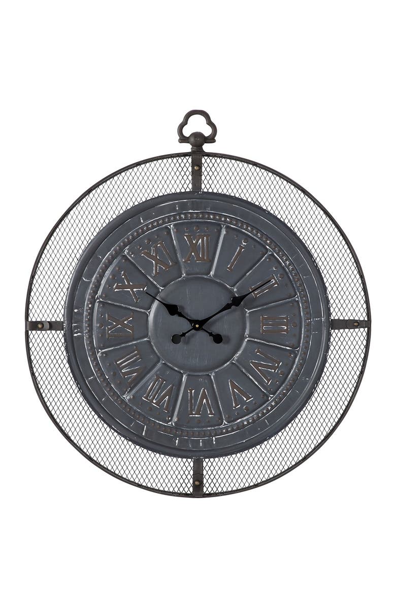 Black Metal Industrial Wall Clock With Roman Numerals 3225 X 36 Nordstromrack Black Metal Industrial Wall Clock With Roman Numerals 3225 X 36 Nordstromrack