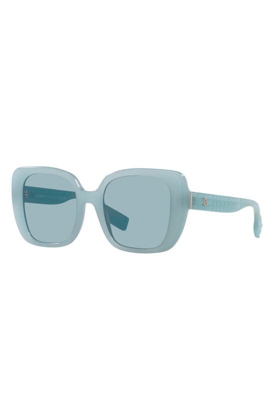 Shop Burberry 52mm Gradient Square Sunglasses In Azure