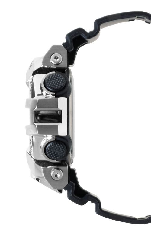 G-shock Gm700-1a Ana-digi Bracelet Watch, 53.4mm In Silver