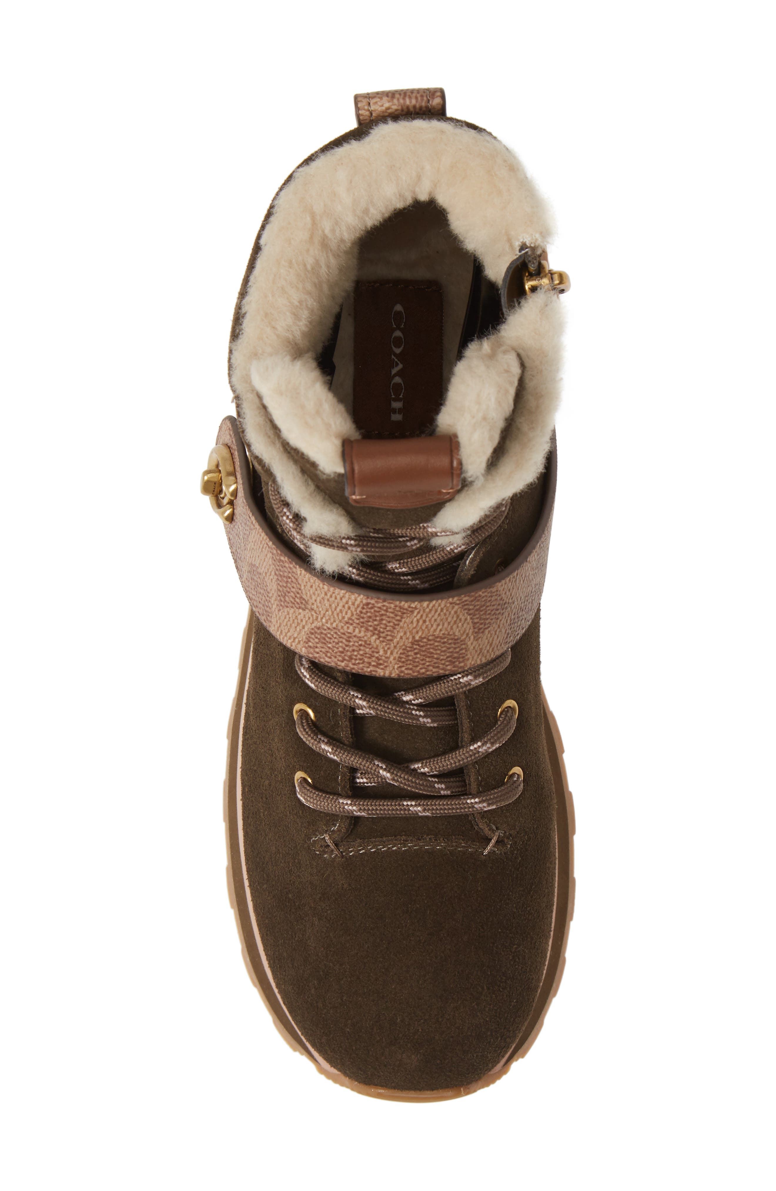 coach urban signature hiker boots