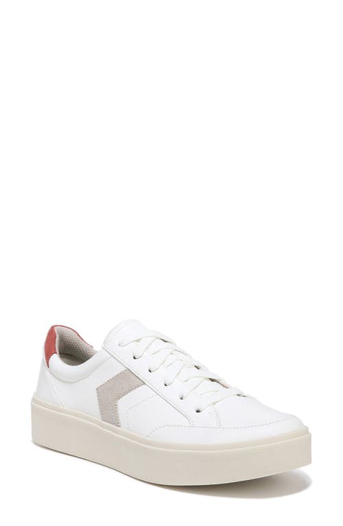 Dr. Scholl's Madison Lace Platform Sneaker in White