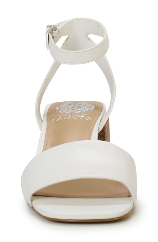 Shop Vince Camuto Carliss Ankle Strap Sandal In Coconut Cream