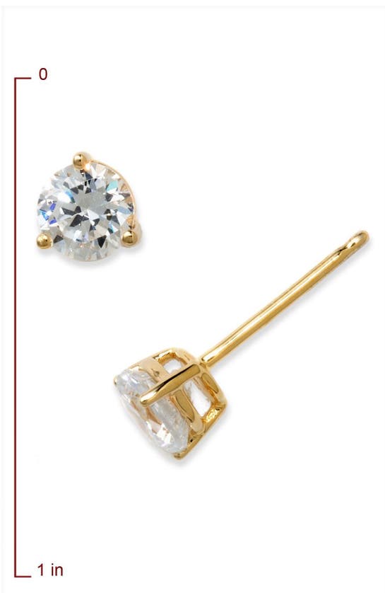 Nordstrom Cubic Zirconia Stud Earrings In Gold