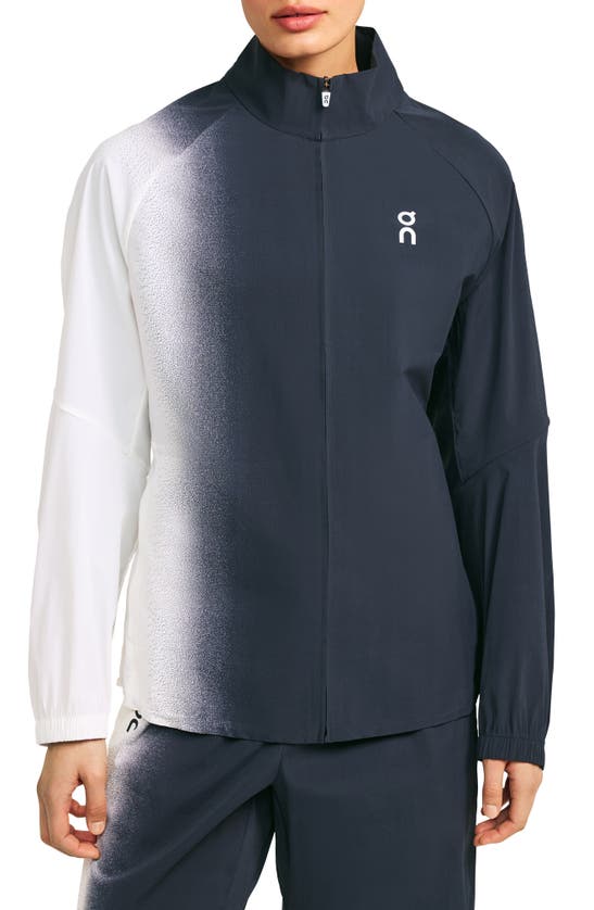Shop On Court Water Repellent Track Jacket In Black/ White