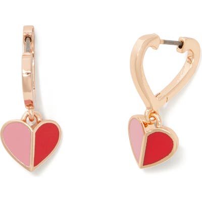 Kate Spade New York Heritage Spade Huggie Hoop Earrings