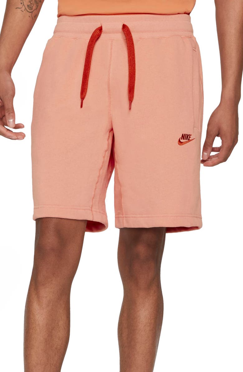 NIKE Sportswear Classic Shorts, Main, color, APRICOT AGATE/ LIGHT SIENNA