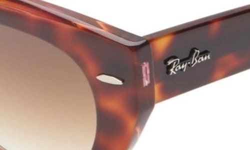 Ray Ban Ray-ban 52mm Gradient Square Sunglasses In Clear