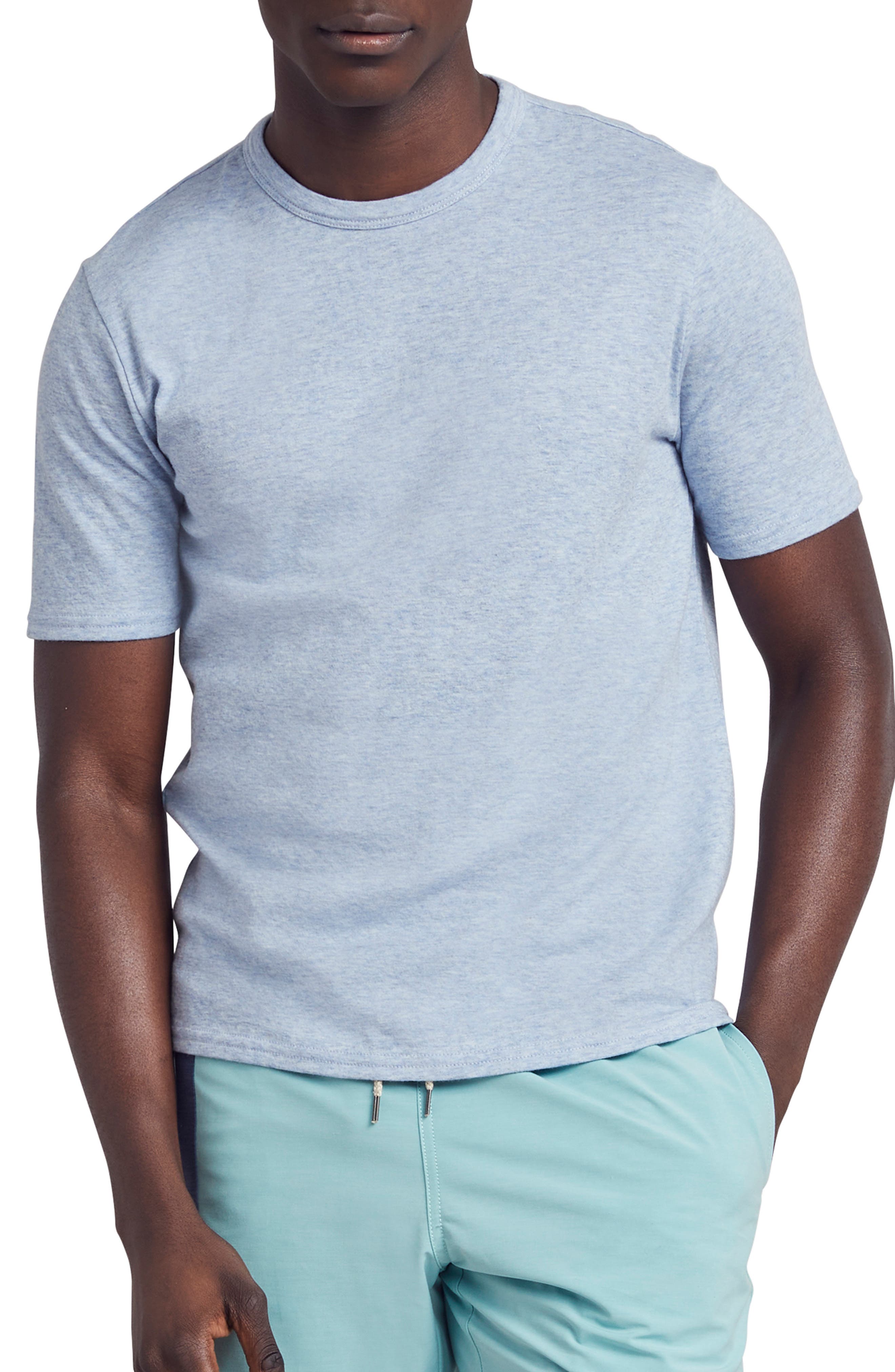 Faherty Cloud Marled T-shirt In Light 