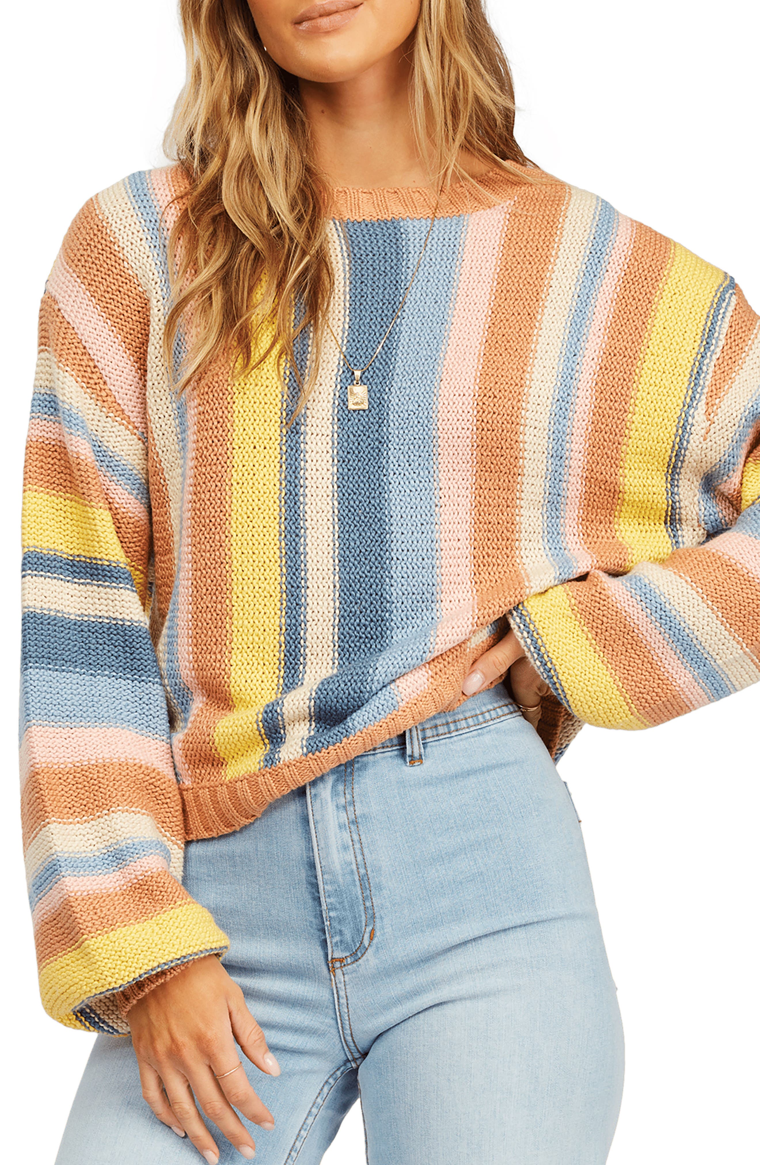 billabong striped sweater