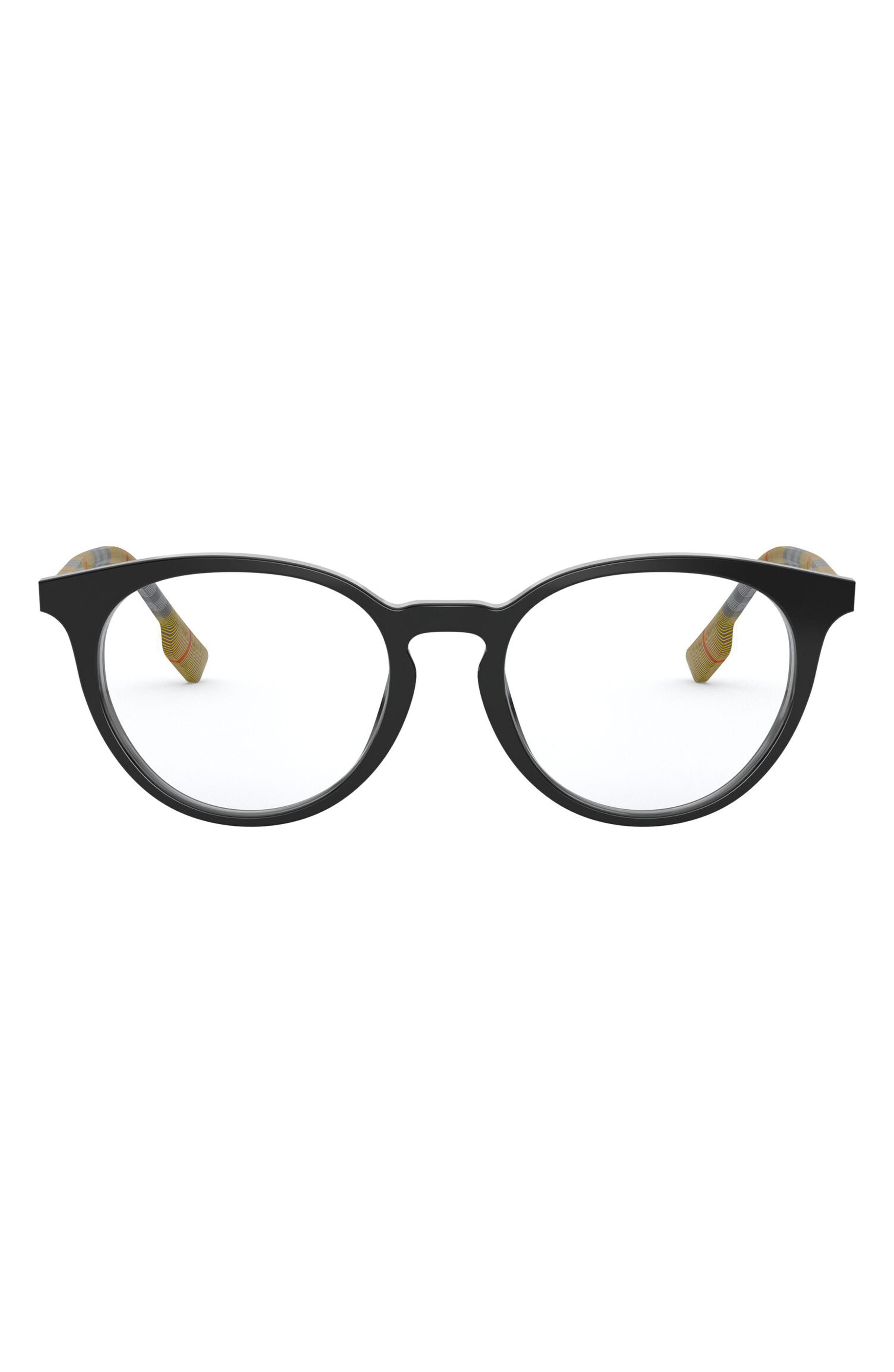 burberry round eyeglasses