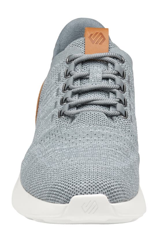 Shop Johnston & Murphy Amherst 2.0 Knit Plain Toe Sneaker In Gray Heathered Knit